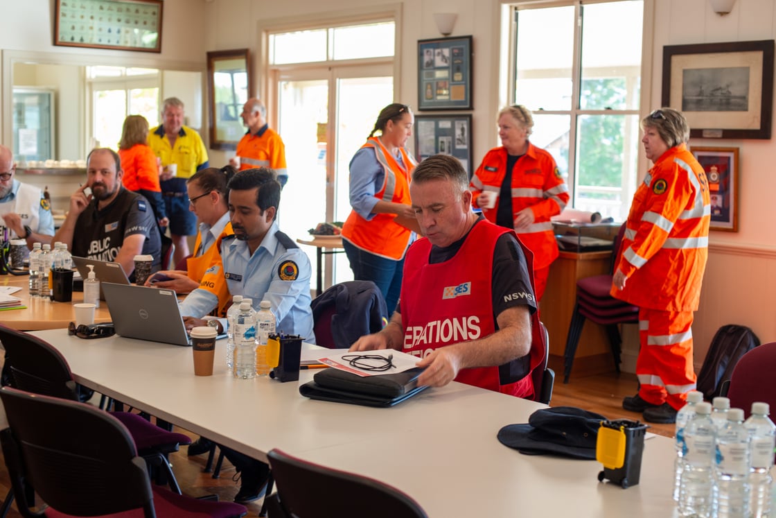 emergency exercise people